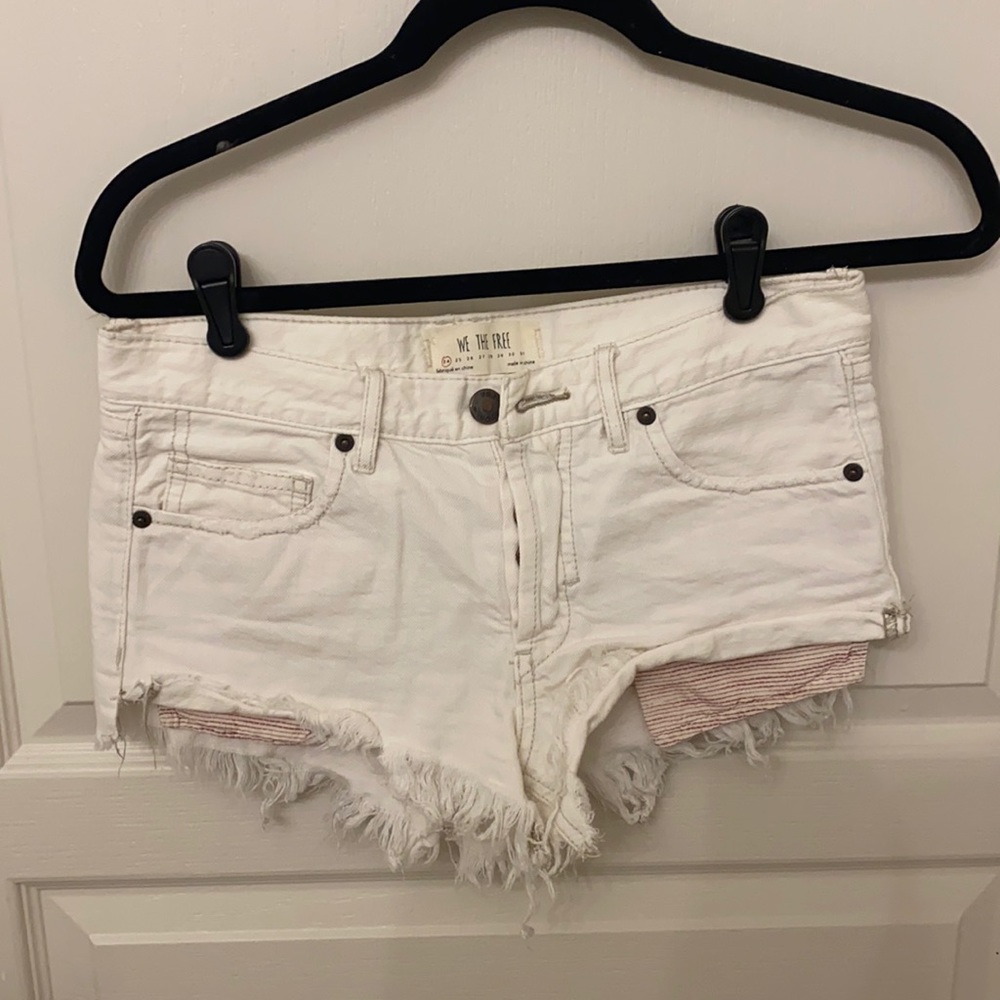 White Free People Shorts